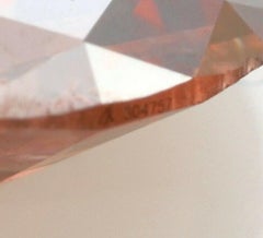 Argyle Australia : diamant naturel PC3 de 0,37 ct, couleur « Fancy Deep Orange Pink », certifié GIA, taille ovale
