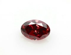 Argyle Australia 0.53ct Natural Loose Fancy Red Pink 1PR Diamond Oval Shape