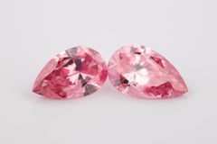 Argyle Australia 4P 0.43ct Natural Loose Fancy Vivid Pink Pear Diamonds