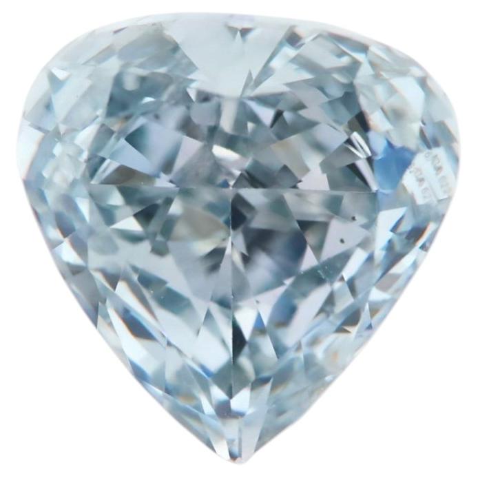 Argyle Australia Blue Diamond 0.14ct Natural Loose Fancy Light Gray Blue GIA VS2
