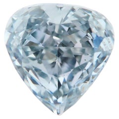 Argyle Australia Blue Diamond 0.14ct Natural Loose Fancy Light Gray Blue GIA VS2