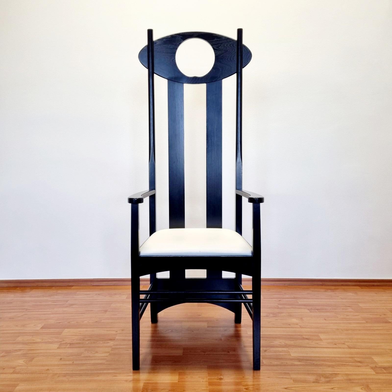 Fin du 20e siècle Chaises Argyle de Charles.R.Mackintosh, Atelier International Italie des années 90 en vente