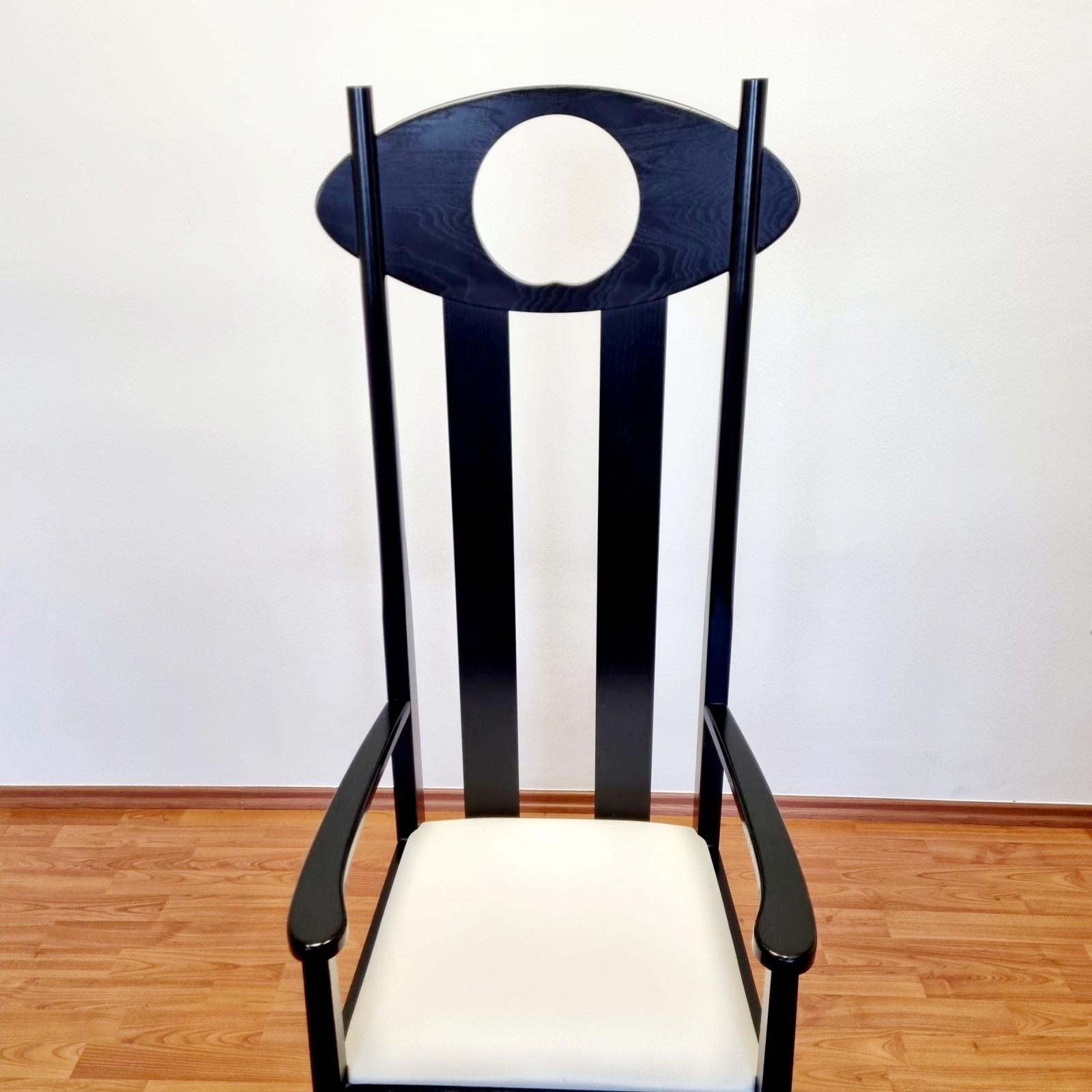 Chaises Argyle de Charles.R.Mackintosh, Atelier International Italie des années 90 en vente 2