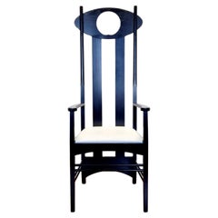 Retro Argyle Chairs, Design by Charles.R.Mackintosh, Atelier International Italy 90s
