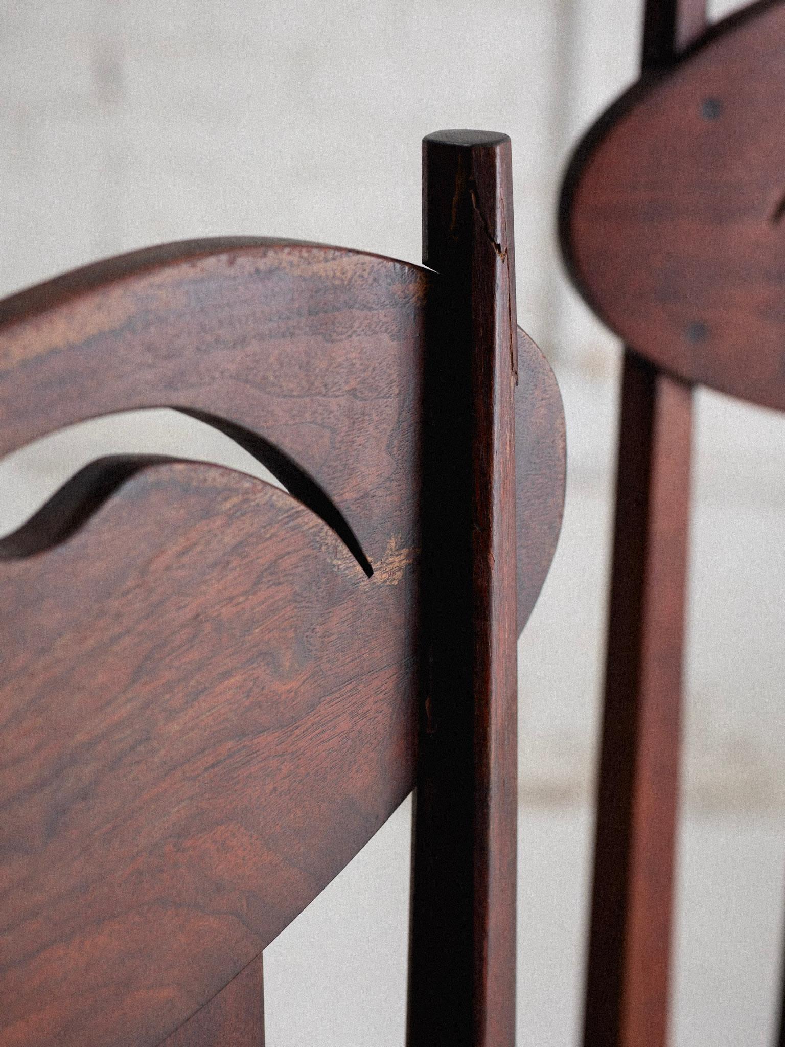‘Argyle' Chairs in the Style of Charles Rennie Mackintosh, a Set of 4 6
