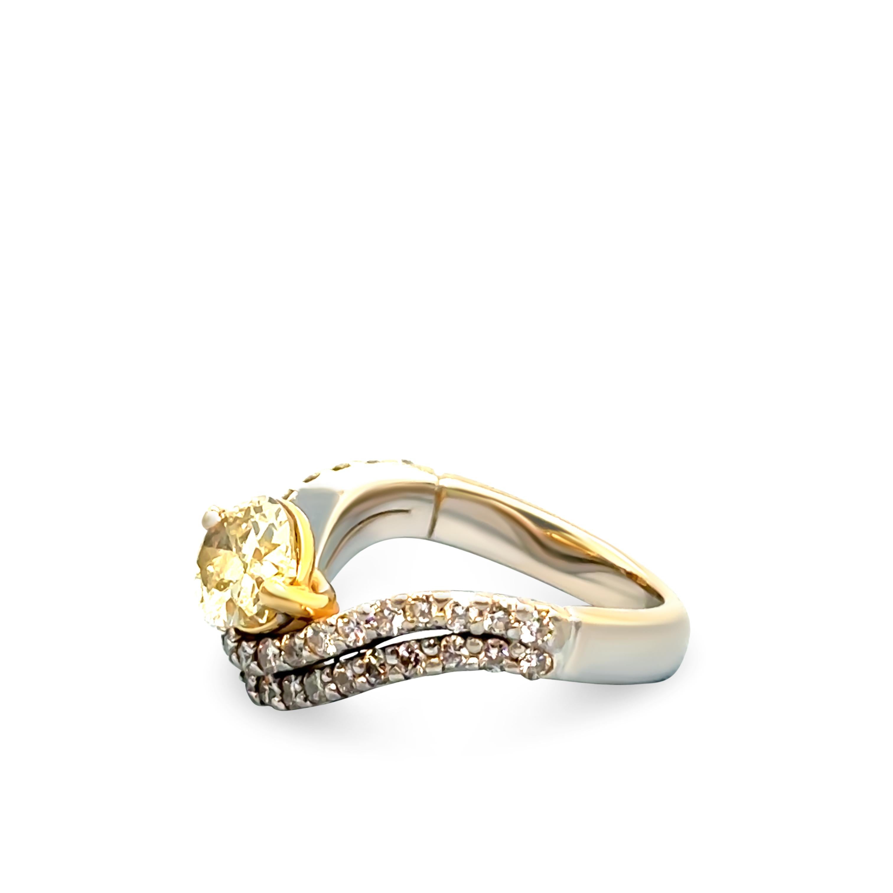 Marquise Cut Argyle Diamonds 18ct White & Yellow Gold Diamond Ring Set 2.34ct For Sale