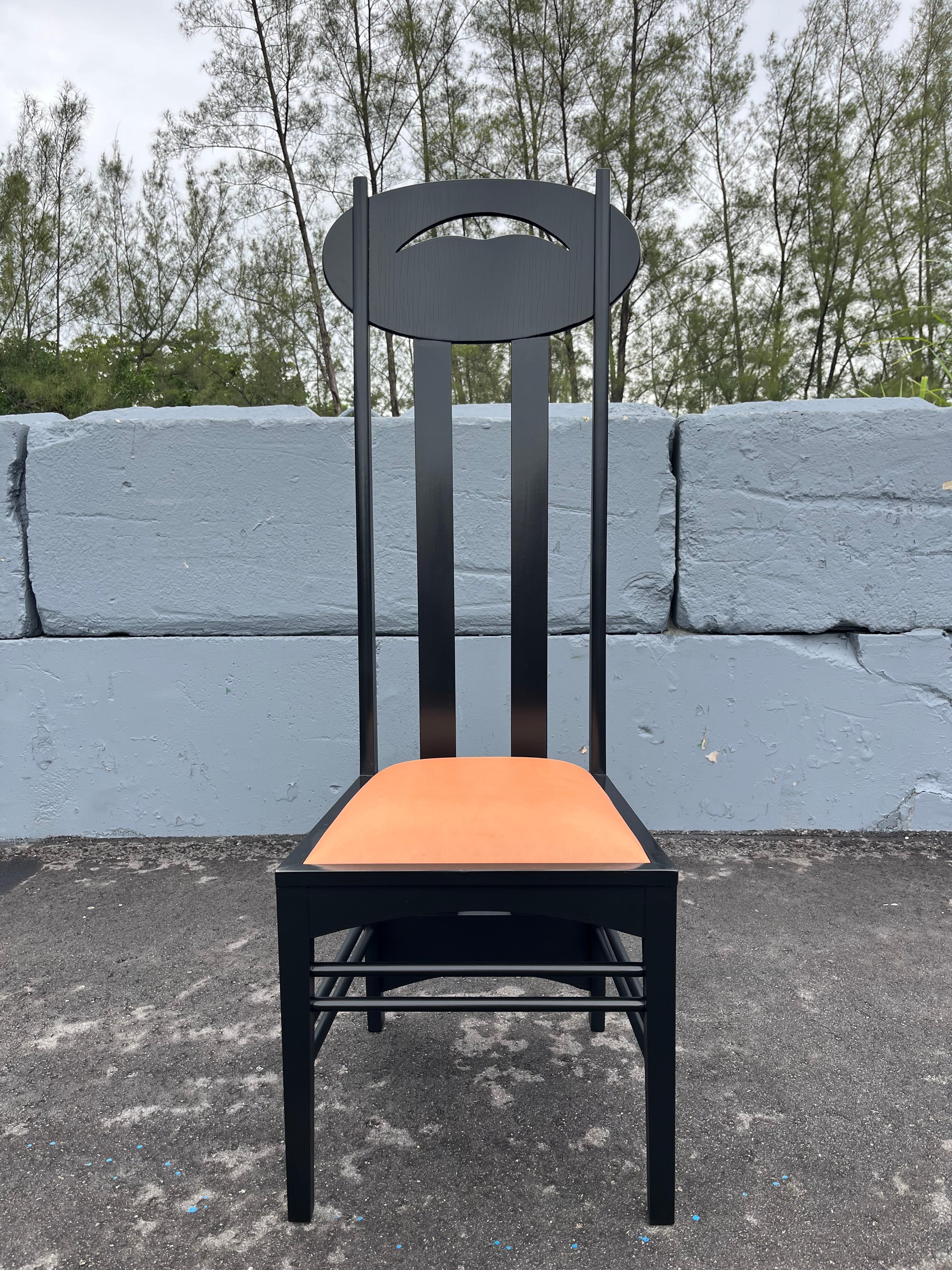 Argyle Highback Chair by Charles Rennie Mackintosh For Sale 6