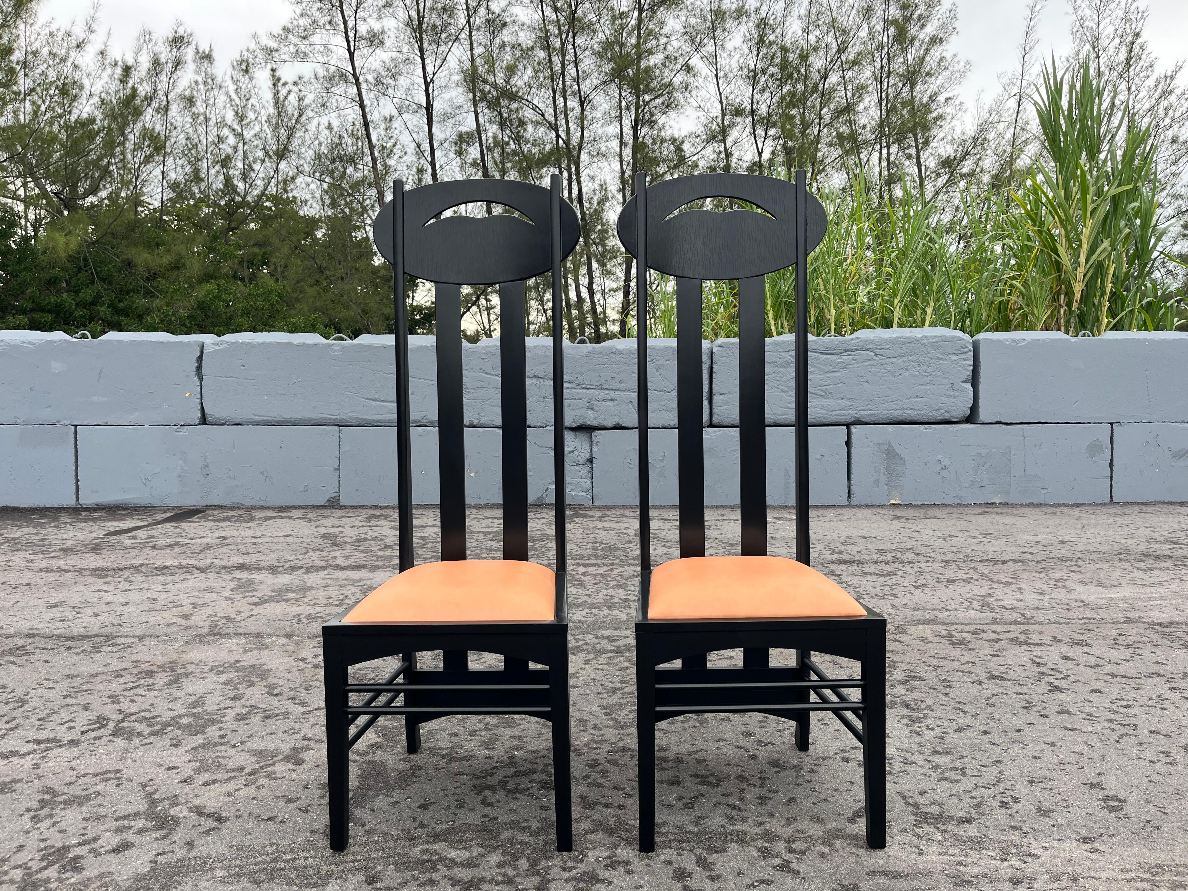 Argyle Highback Chair by Charles Rennie Mackintosh For Sale 9