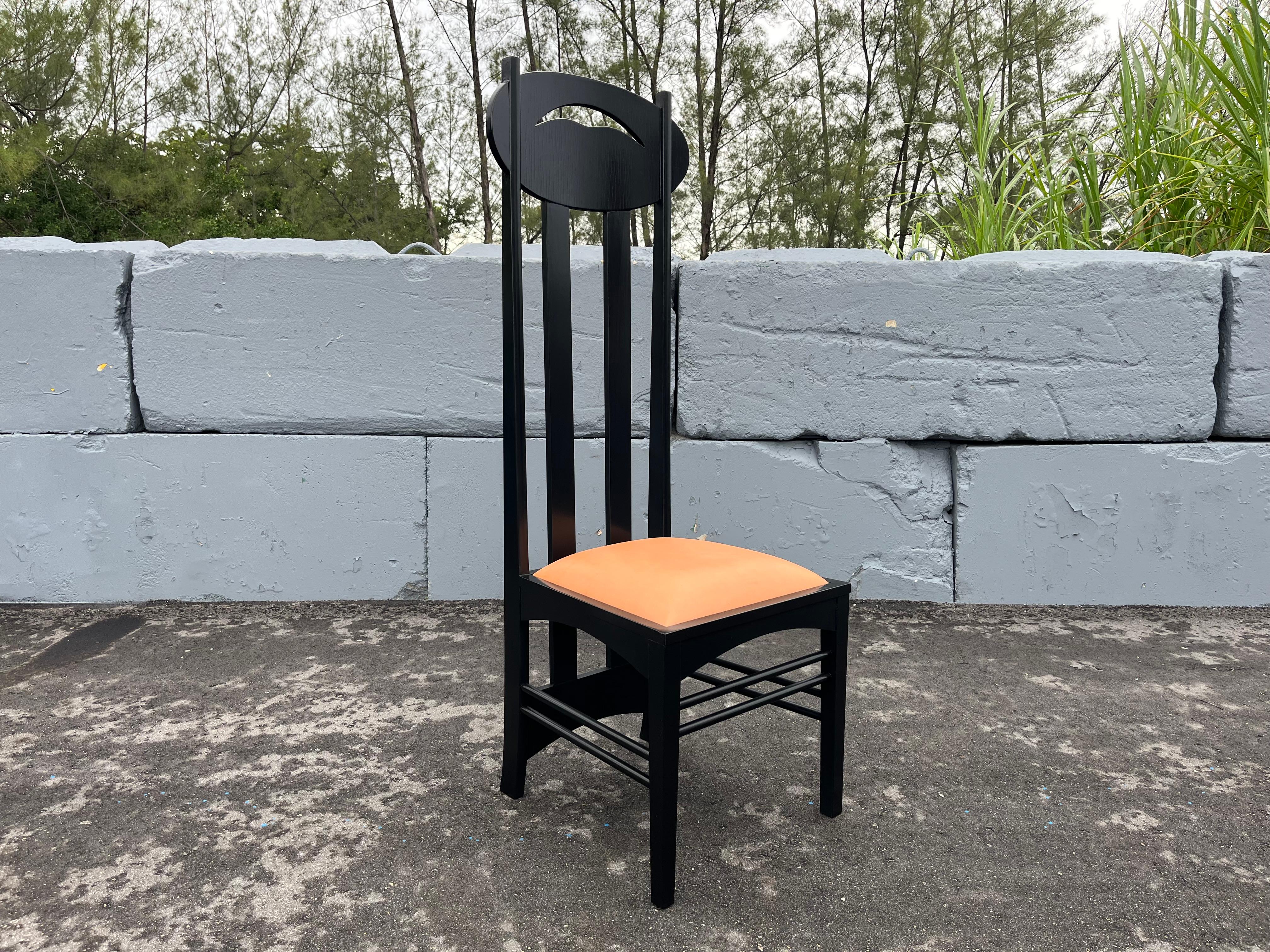 Argyle Highback Chair by Charles Rennie Mackintosh For Sale 1
