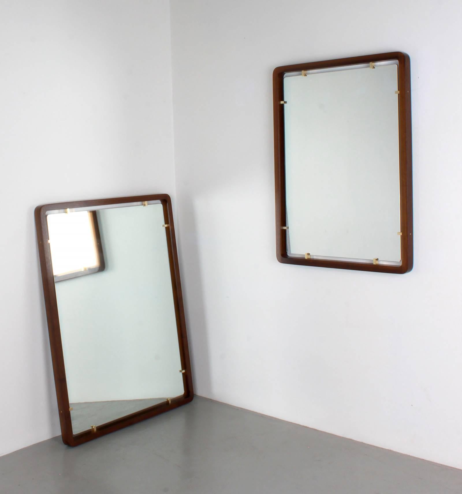 Brass Argyle Mirror by Orange Furniture For Sale