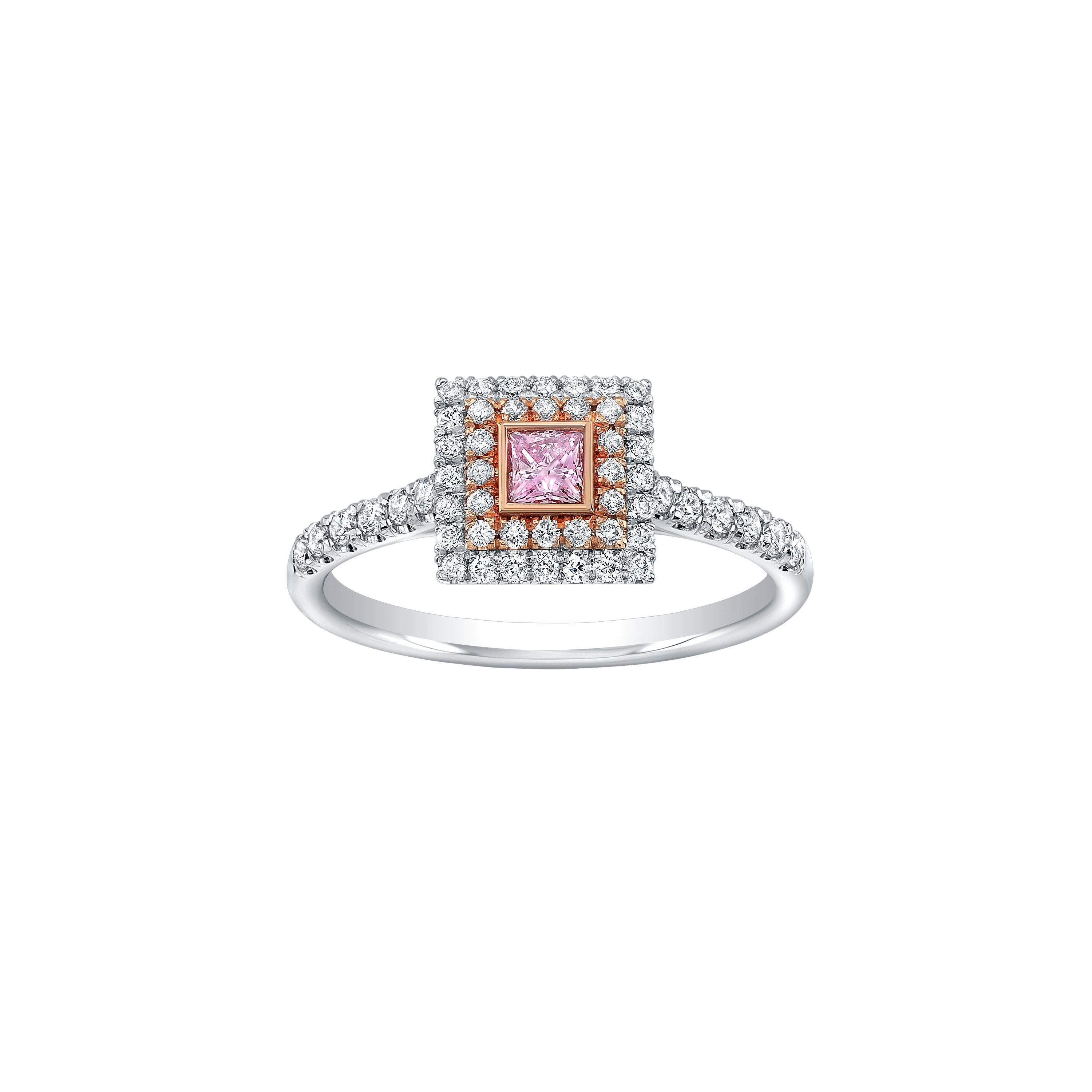 pink argyle diamond rings