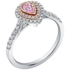 Rosa Diamant-Ring mit Argyle