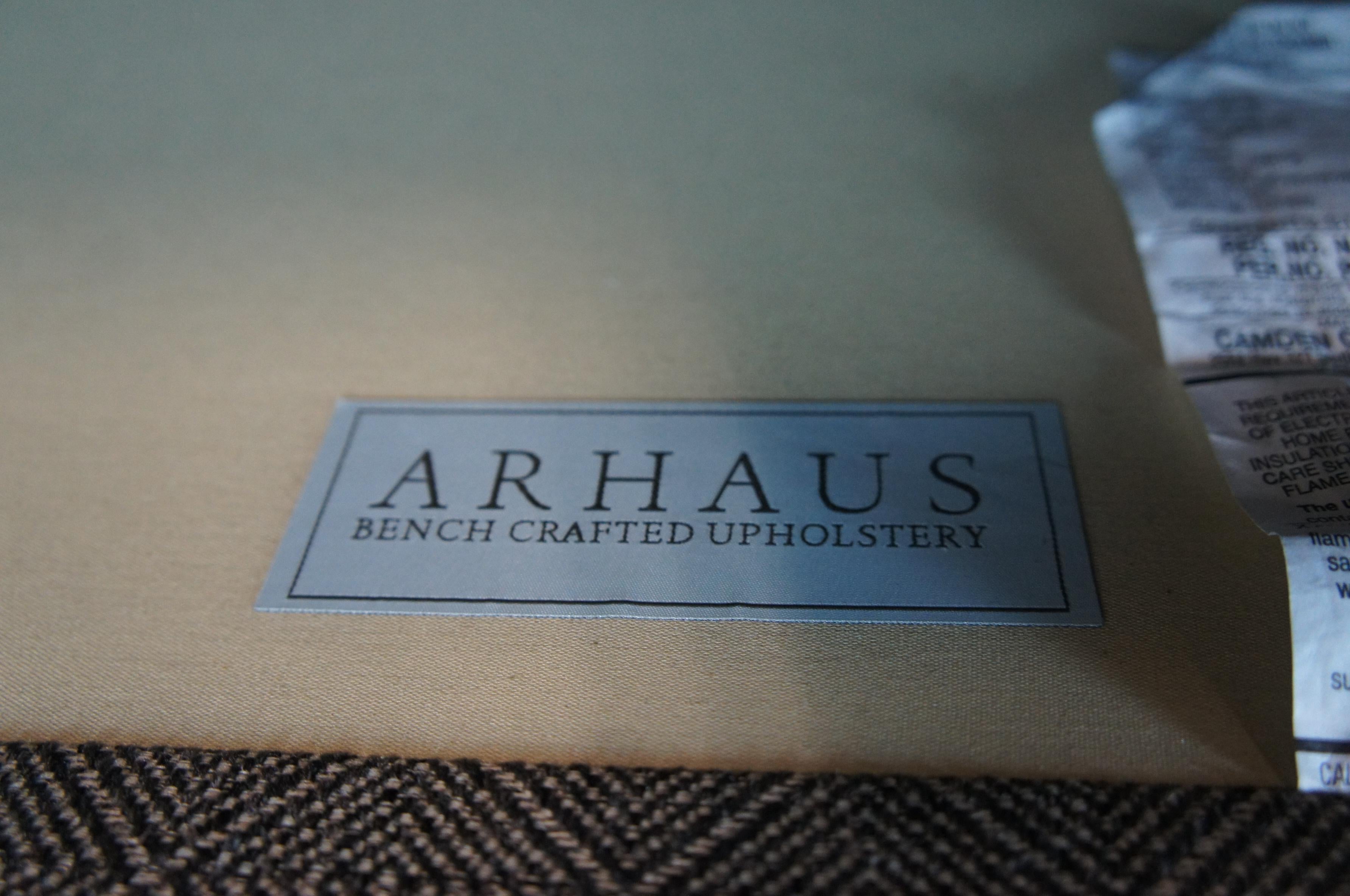 Upholstery Arhaus Camden Collection Modern Upholstered Nailhead 4 Seat Sofa Couch