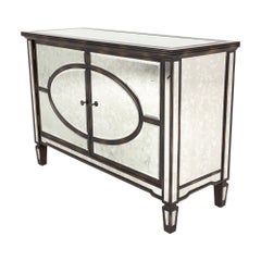 Arhaus Contemporary Mirrored Credenza Buffet