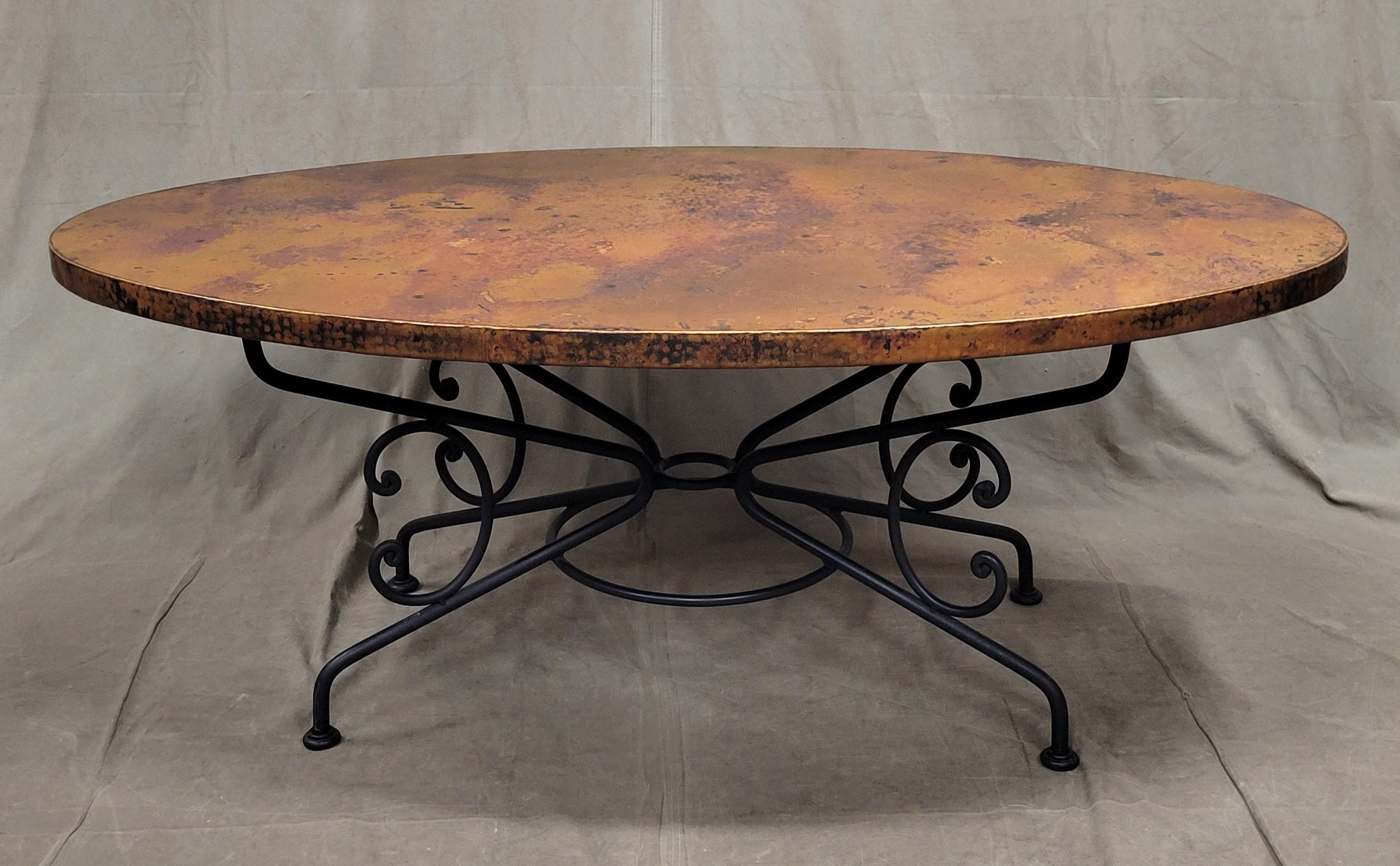 arhaus copper table