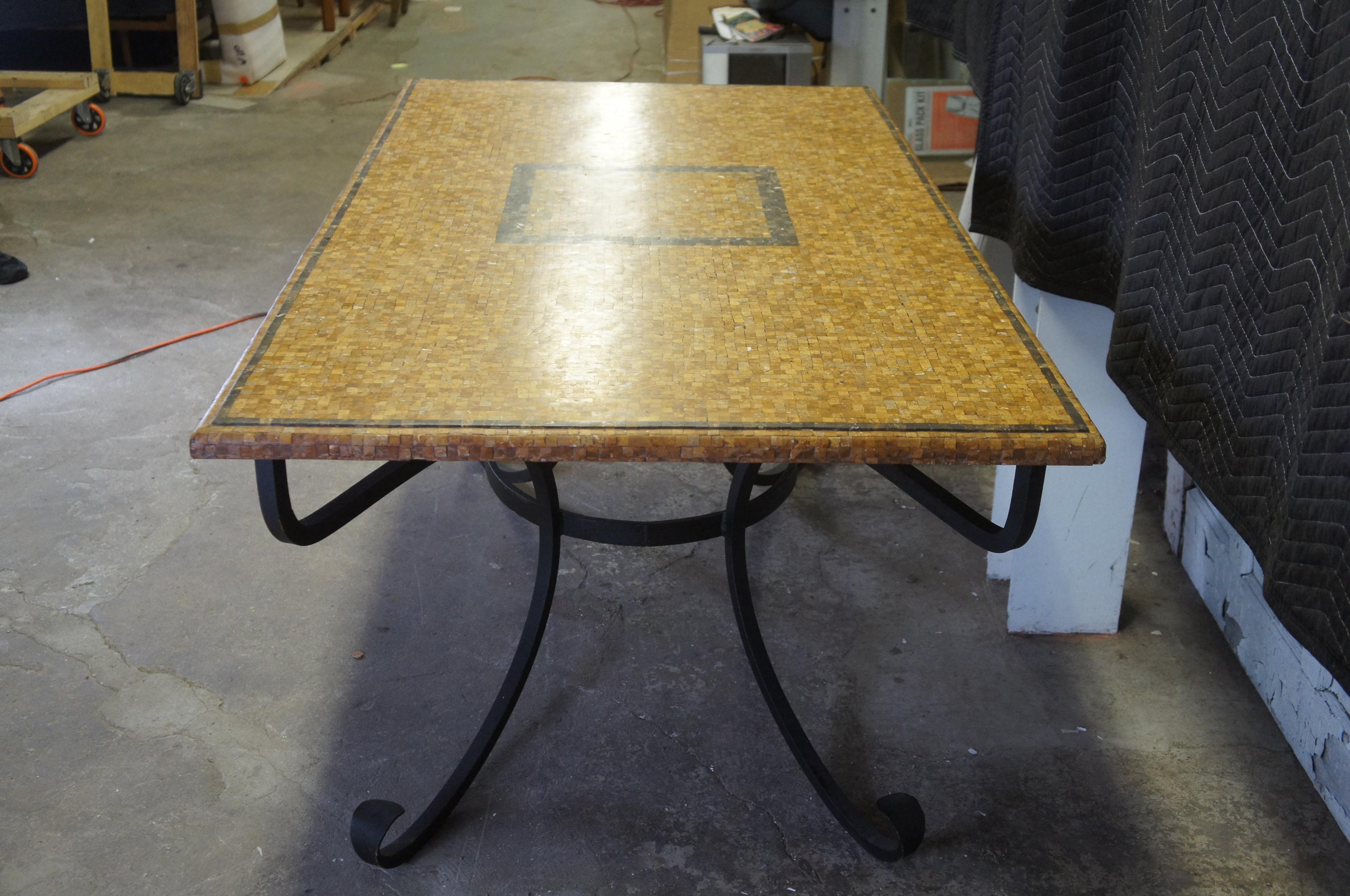 arhaus mosaic tile table