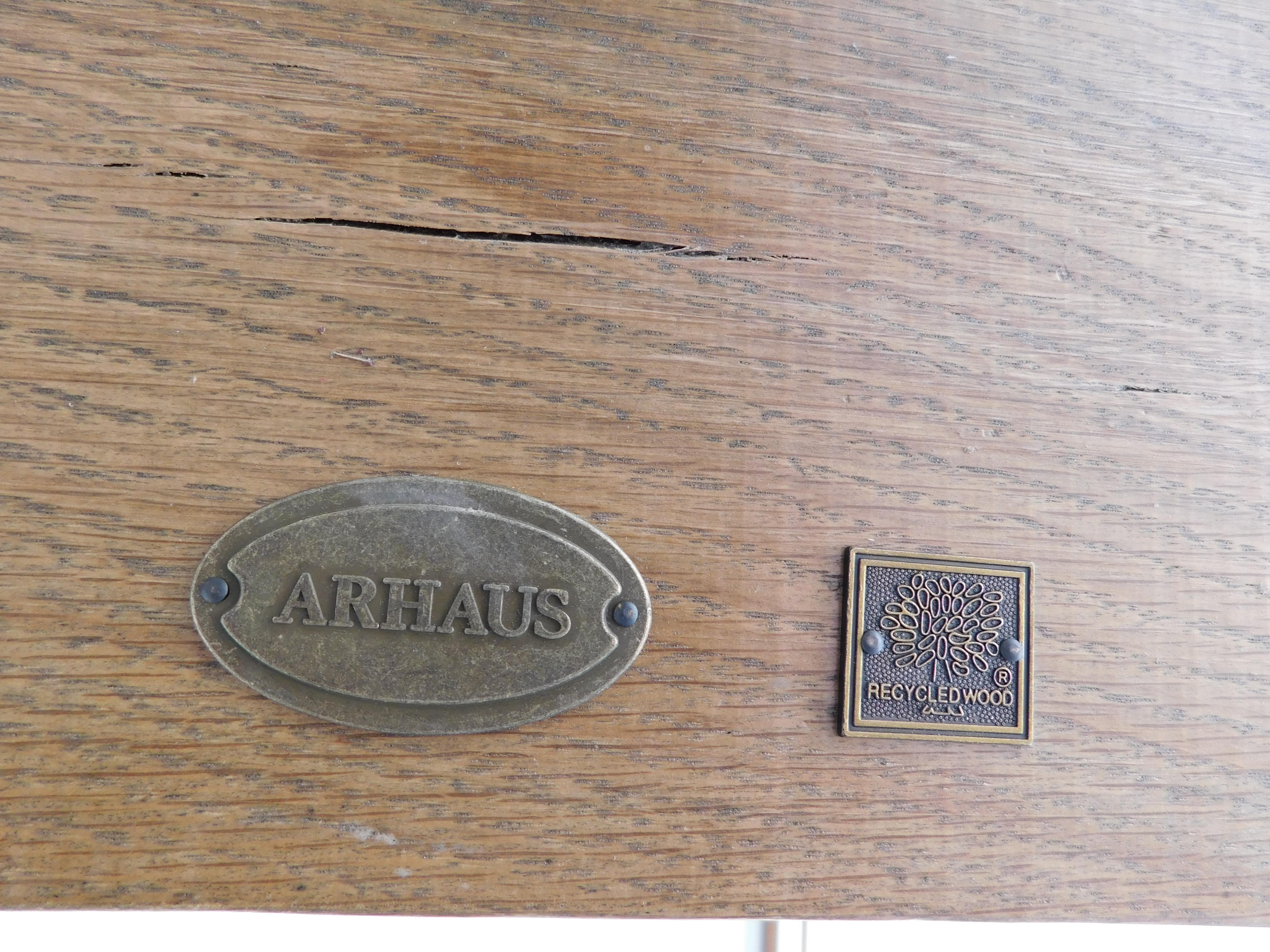 Arhaus Wilhelm Blau Stein Marmorplatte Esstisch (21. Jahrhundert und zeitgenössisch) im Angebot