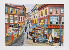 Affilacoltelli, litografia folkloristica di Ari Gradus