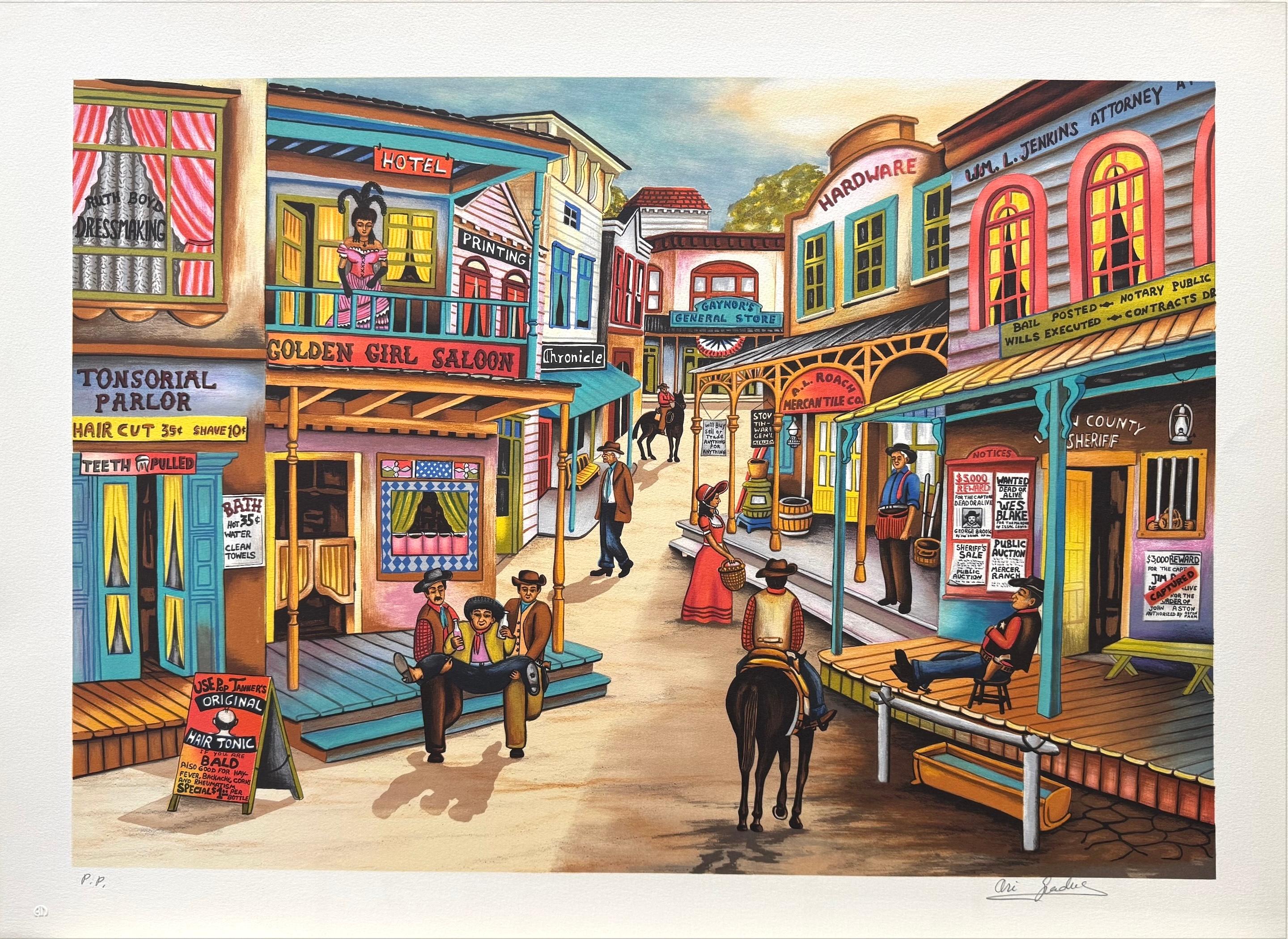 Uomini Stampe (paesaggio)