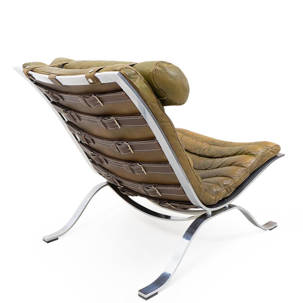 Vintage Swedish Ari Lounge Chair by Arne Norell for Norell Möbel, 1970s For Sale 5