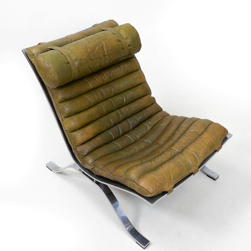 Vintage Swedish Ari Lounge Chair by Arne Norell for Norell Möbel, 1970s For Sale 1