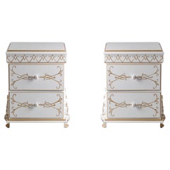 Ari White Solid Wood Nightstand