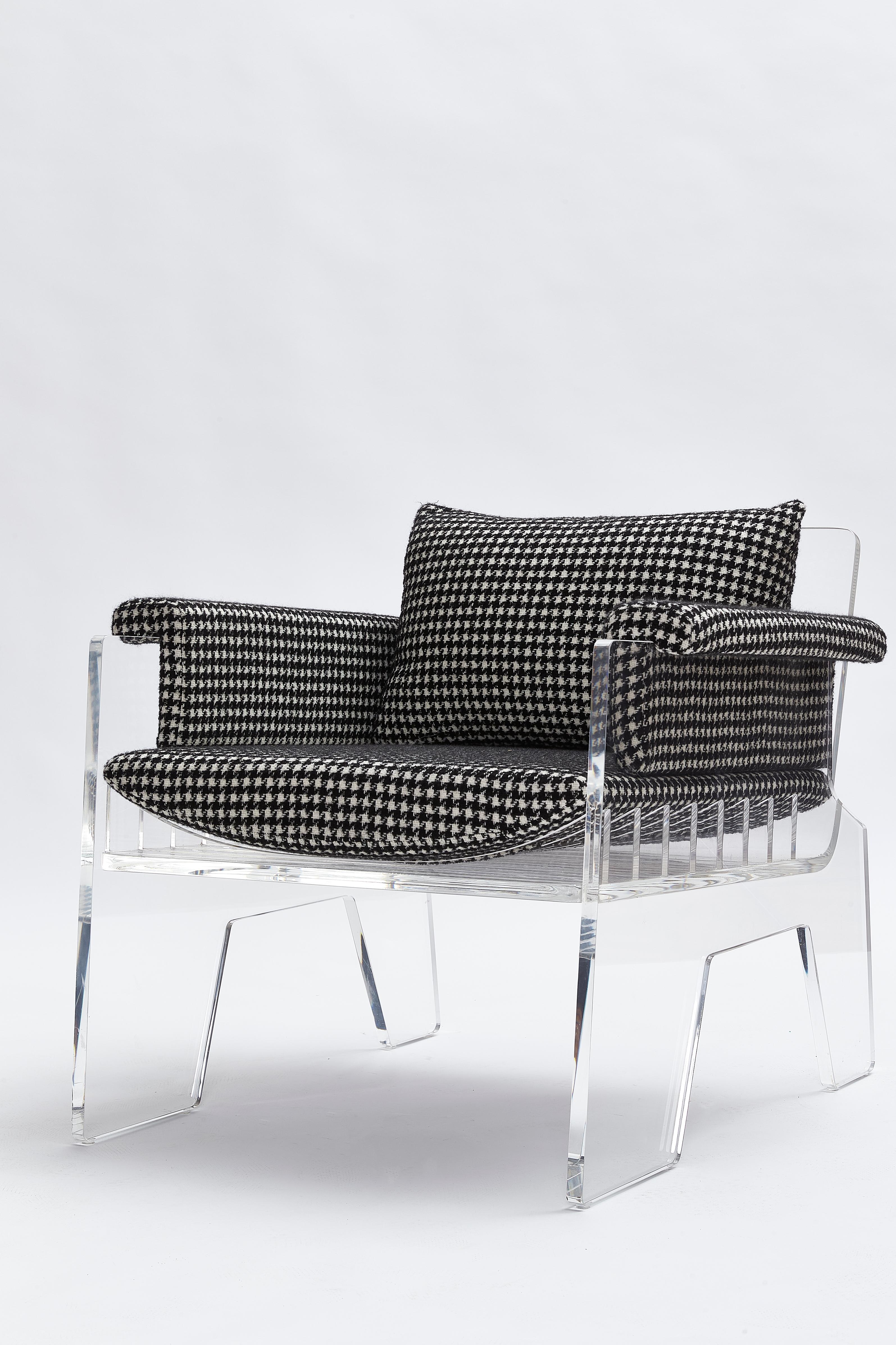 Aria Armchair from Acrylic Series by Objective Collection OBJ+ For Sale 5