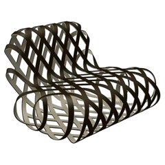 Sillón Aria Piel de sillín marrón by La Cividina