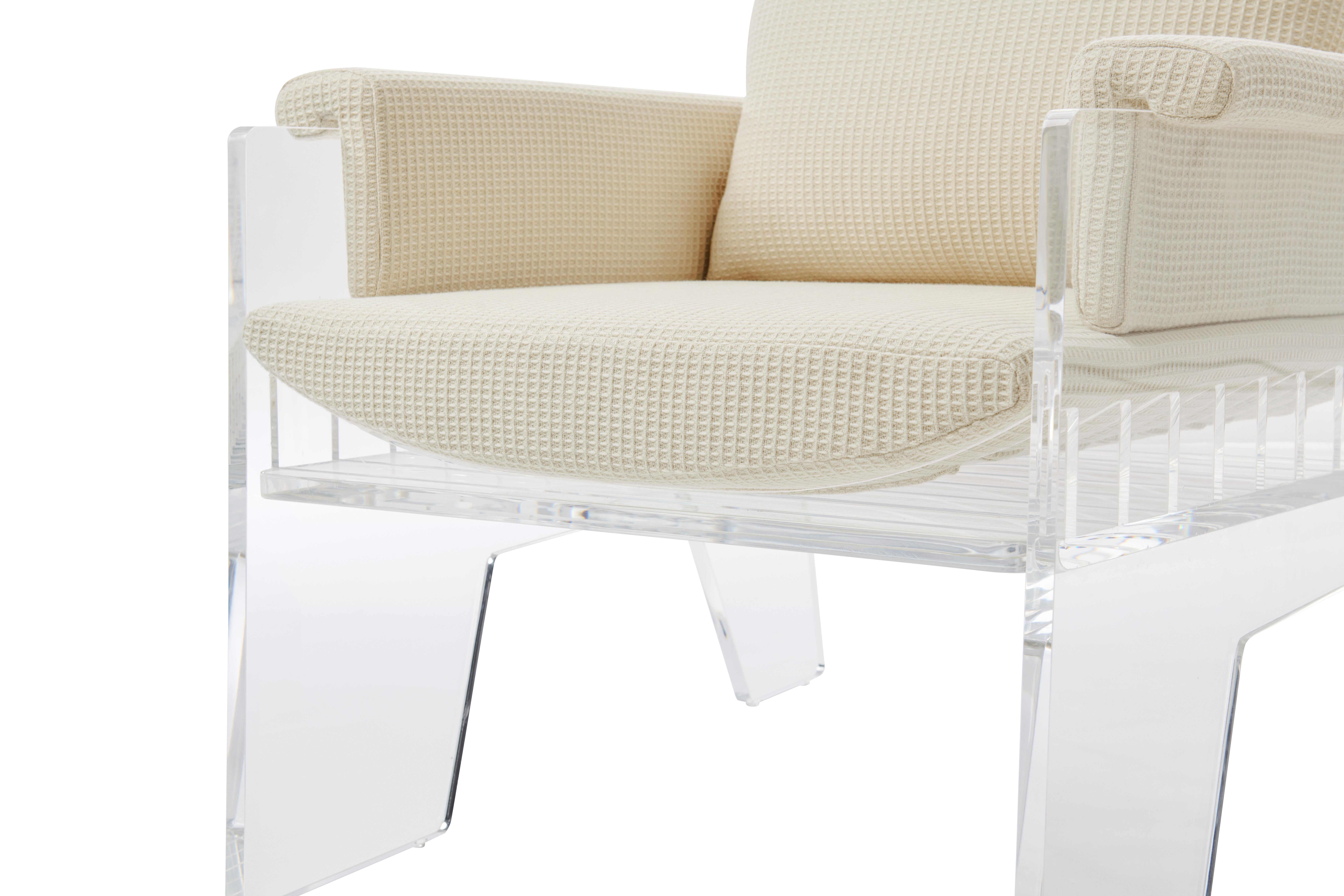 Aria Armchair from Acrylic Series by Objective Collection OBJ+ For Sale 4