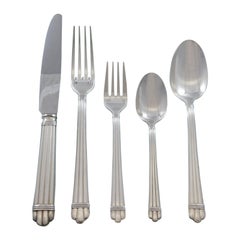 Aria by Christofle France Silverplate Flatware Service for 8 Set 42 Pcs Dinner