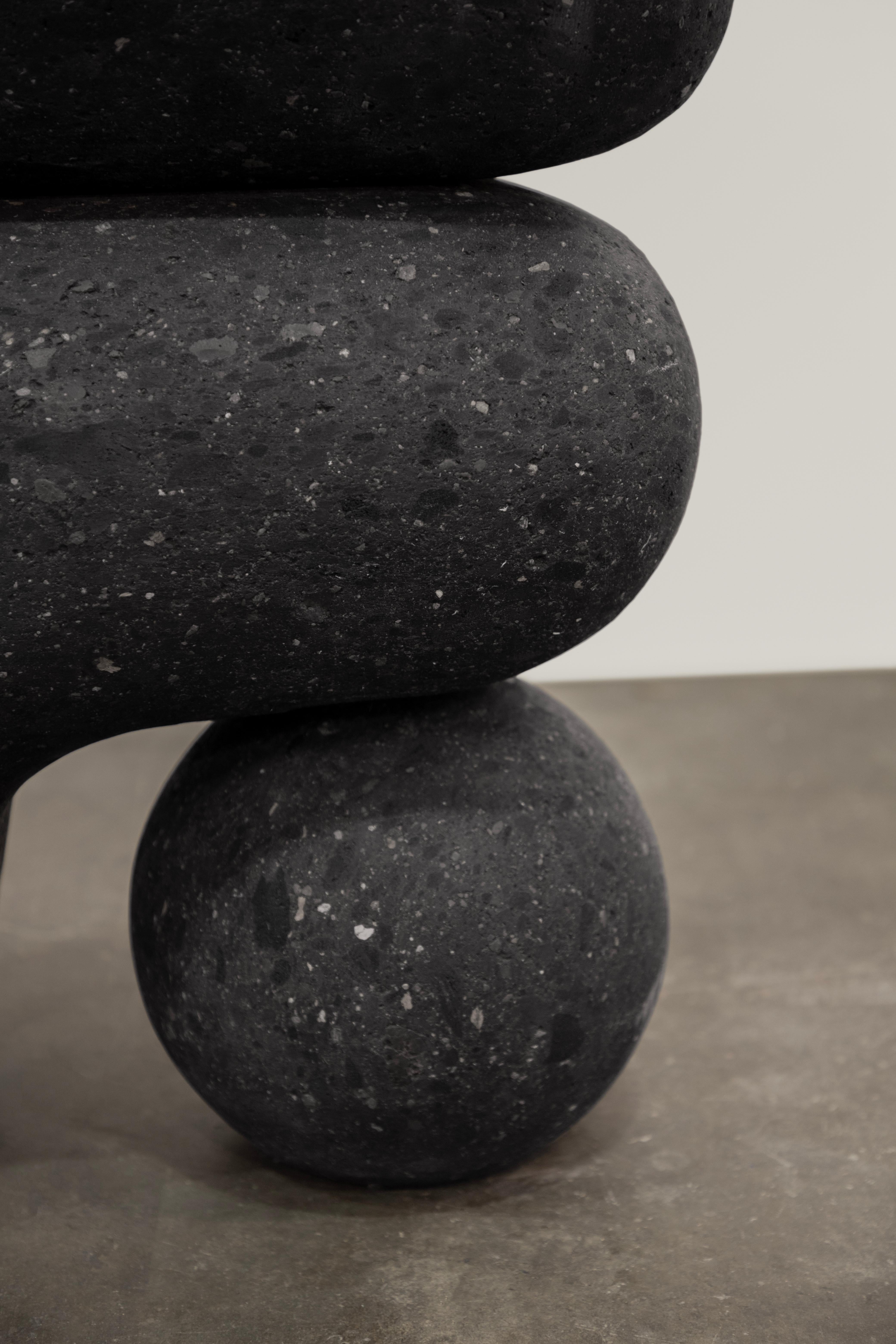 Stone ARIA COMPOSITION VII, VIII, IX Sculpture, by Rebeca Cors For Sale