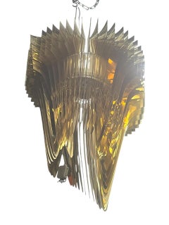 Aria Gold Pendant by Zaha Hadid for Slamp