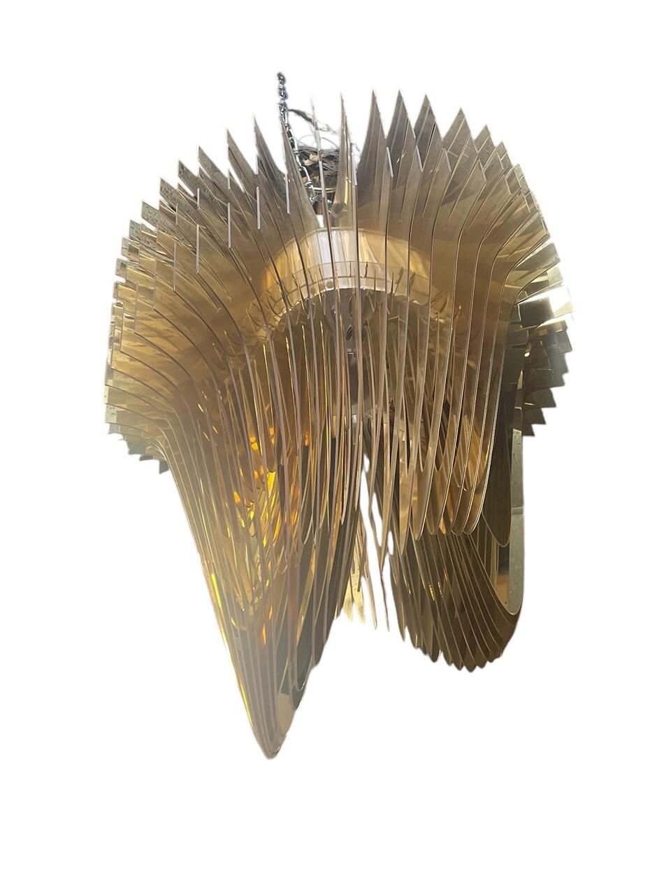 Italiano Ciondolo Aria Gold di Zaha Hadid per Slamp in vendita