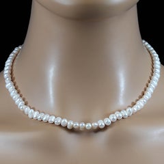 Aria Jewelry Design 18-Inch Pinkish Potato Pearl Necklace, Freshwater