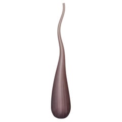 “Aria” Rose Matte Murano Glass Vase by Renzo Stellon for Salviati, 2008