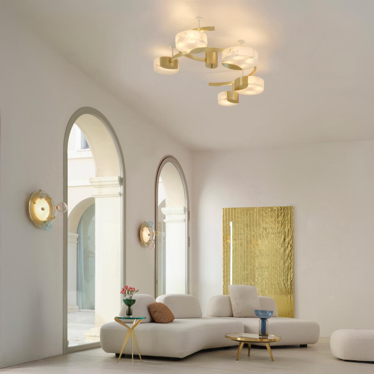 Aria Wall Light by Gaspare Asaro For Sale 7