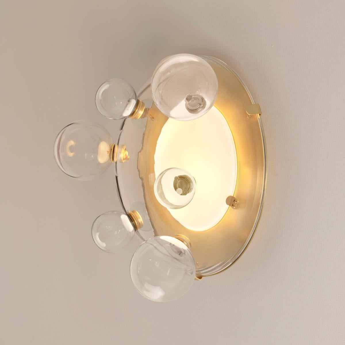 Modern Aria Wall Light by Gaspare Asaro For Sale