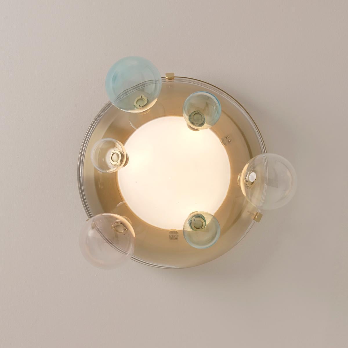Italian Aria Wall Light by Gaspare Asaro For Sale