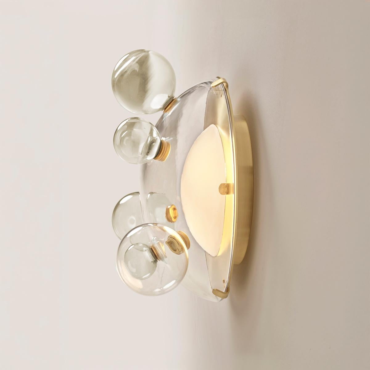 Brass Aria Wall Light by Gaspare Asaro For Sale