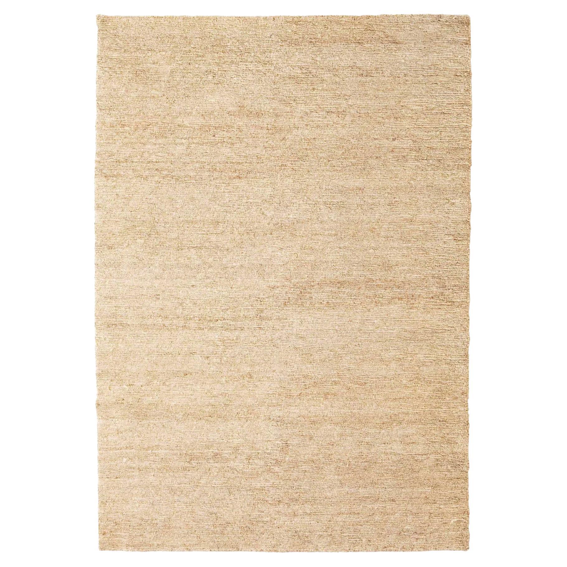 Tapis Earth d'Ariadna Miquel et Nani Marquina en jute 200 x 300 cm en crème