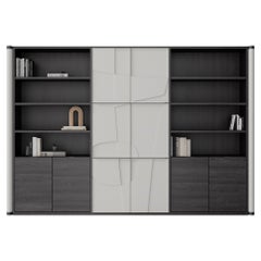 Ariadne, Black and White Library Wall Units by Ultramobili
