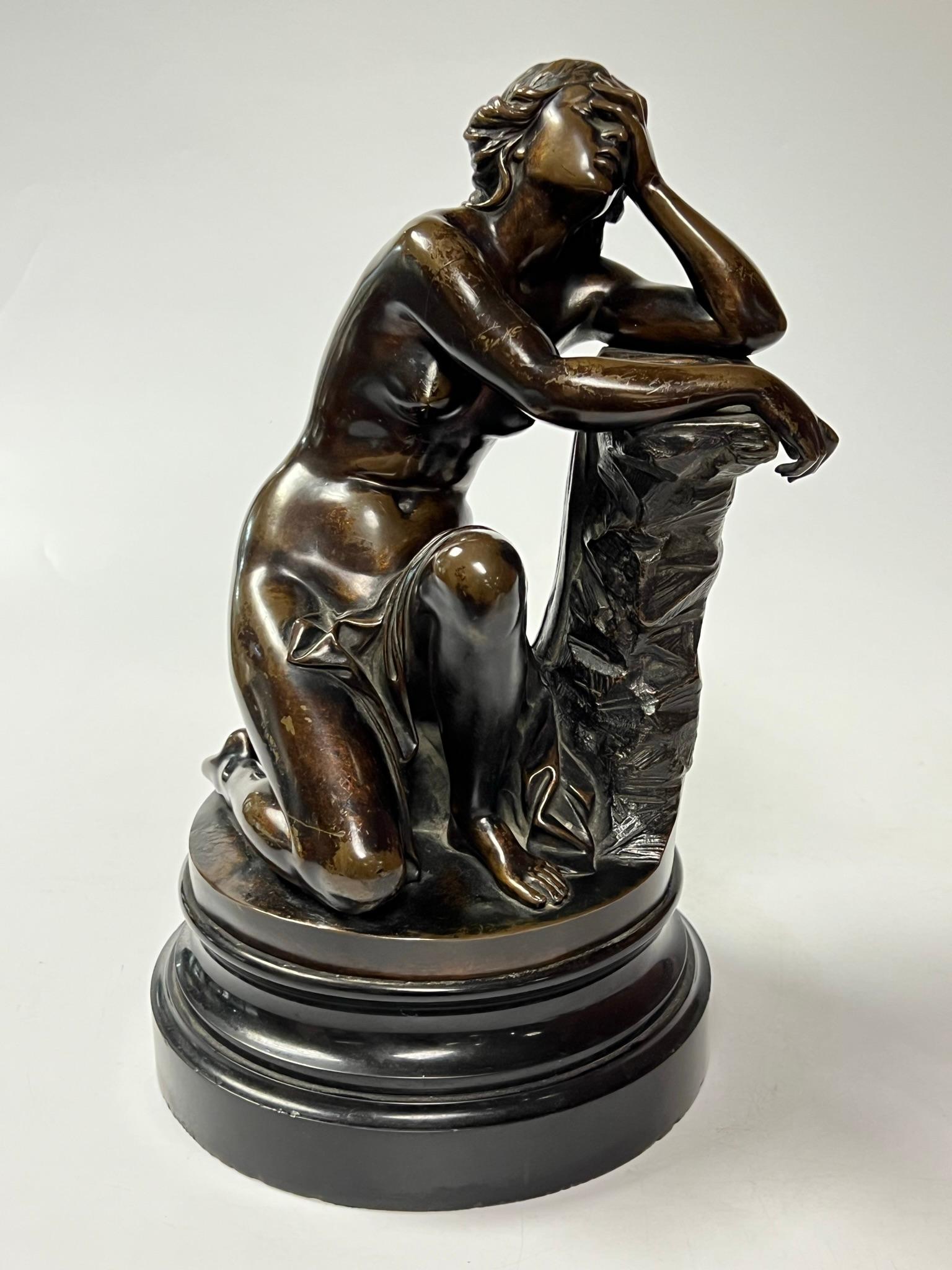 French Ariadne Bronze Sculpture After Aime Millet (1819-1891)  For Sale