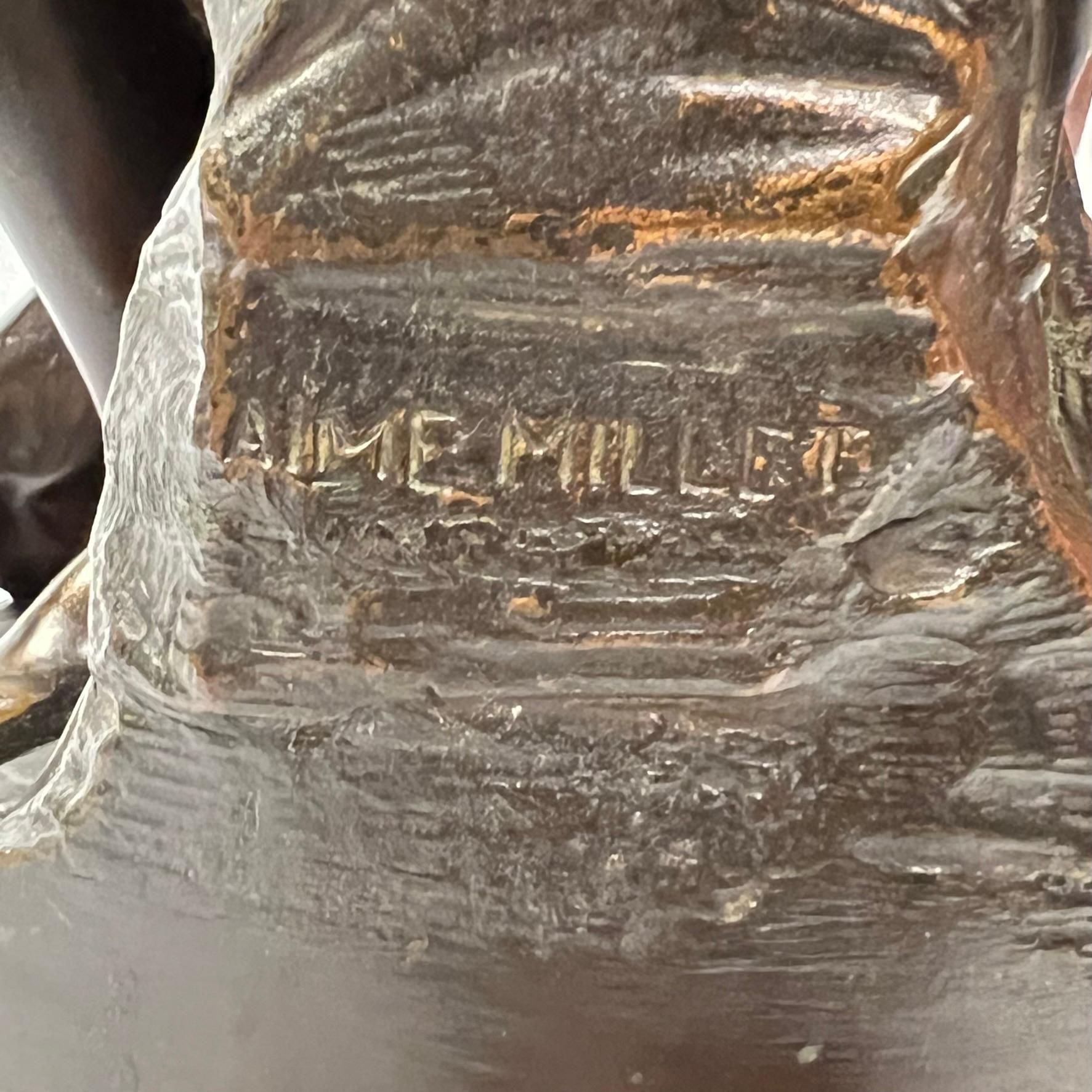 Bronzeskulptur von Ariadne Millet nach Aime Millet (1819-1891)  (19. Jahrhundert) im Angebot