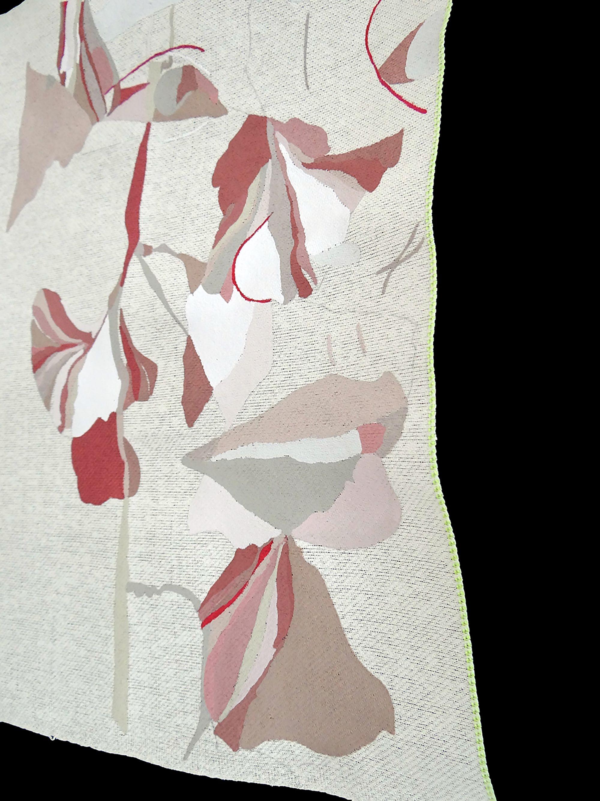 Léa, Pittura, Acrilico su carta - Painting di Ariane Fourquier