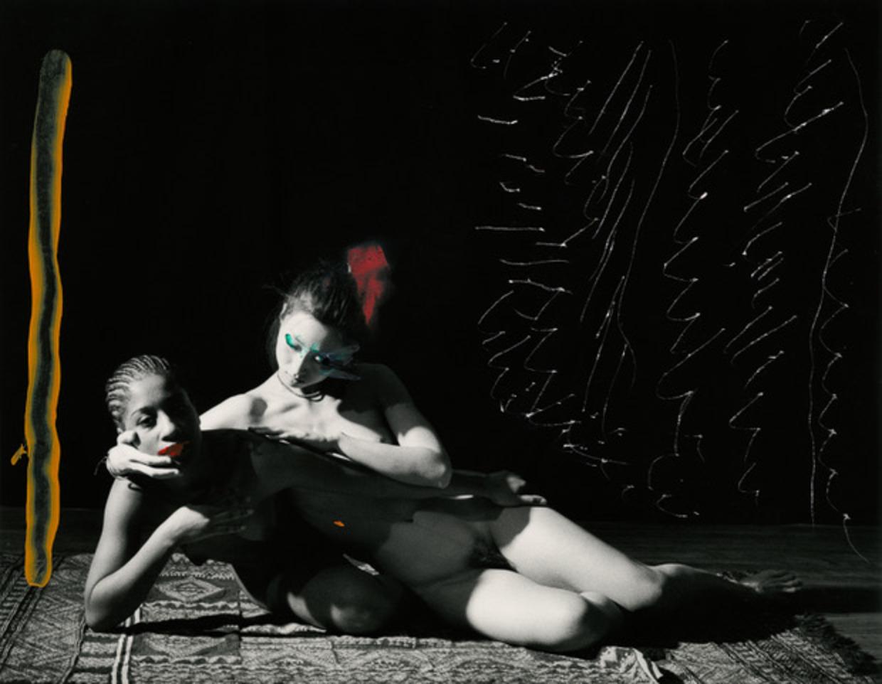 Ariane Lopez-Huici Black and White Photograph - Toshiko & Toni #9