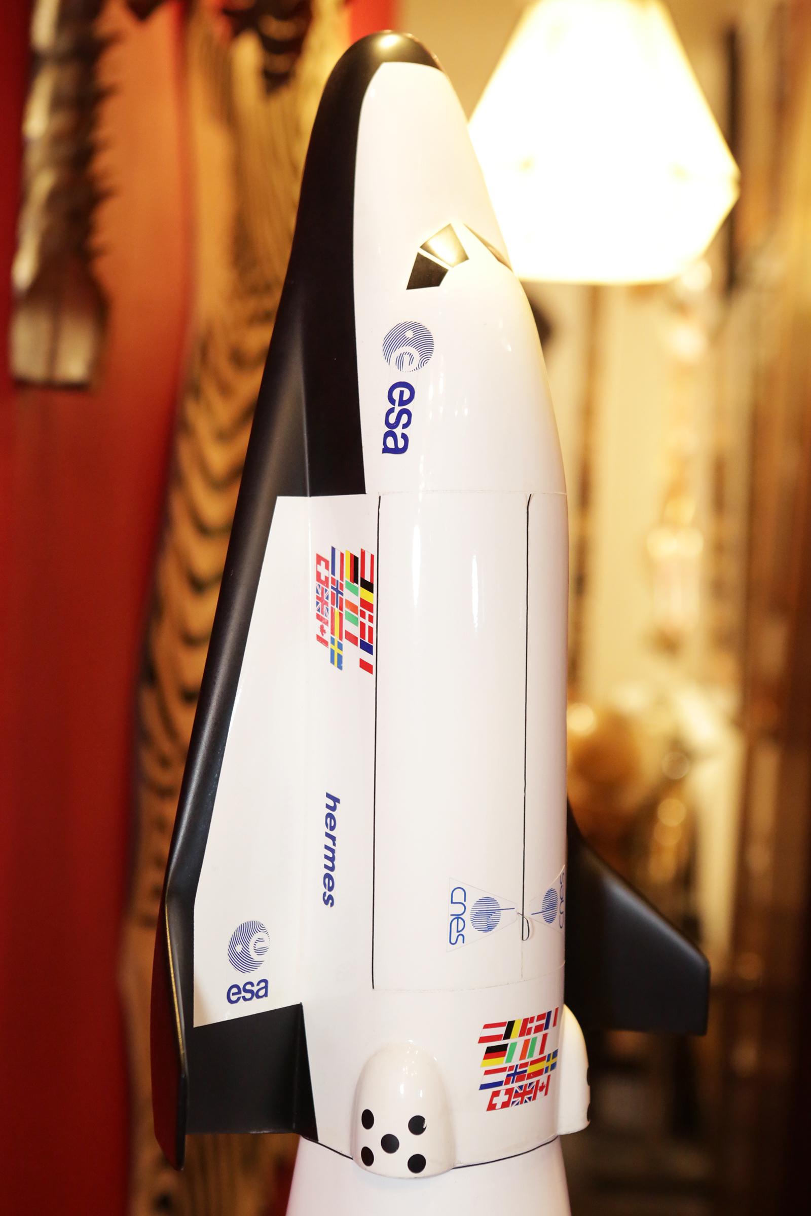Epoxy Resin Ariane V & Hermes Rocket Model