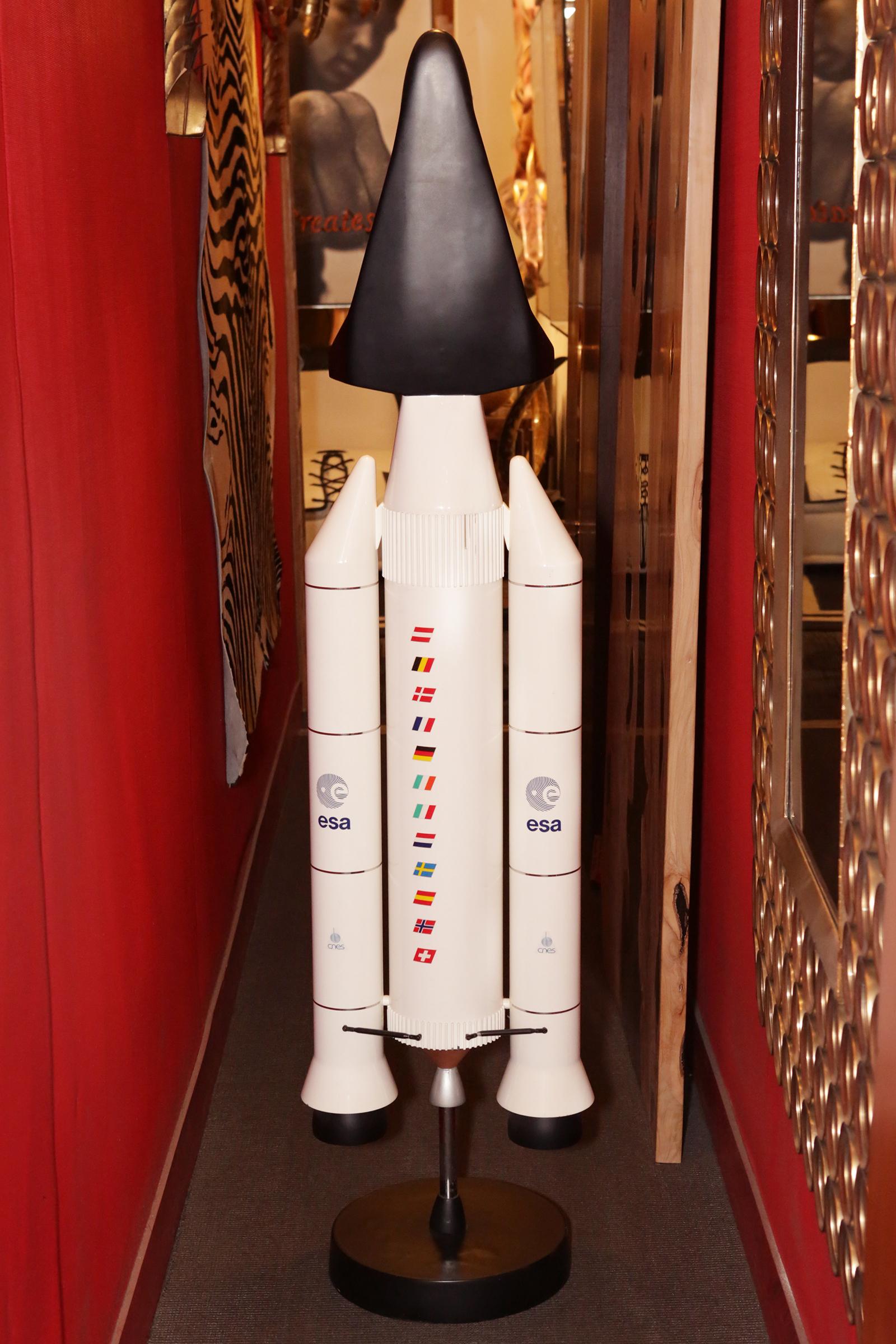 French Ariane V & Hermes Rocket Model
