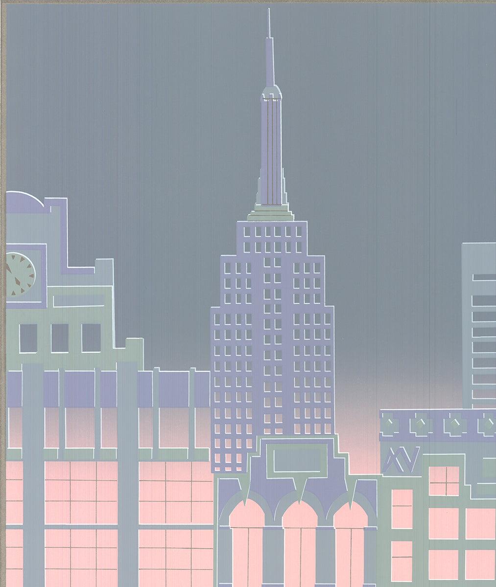 Ariane Wyss 'Facades of New York City' 1982- Serigrafia- Vintage in vendita 2