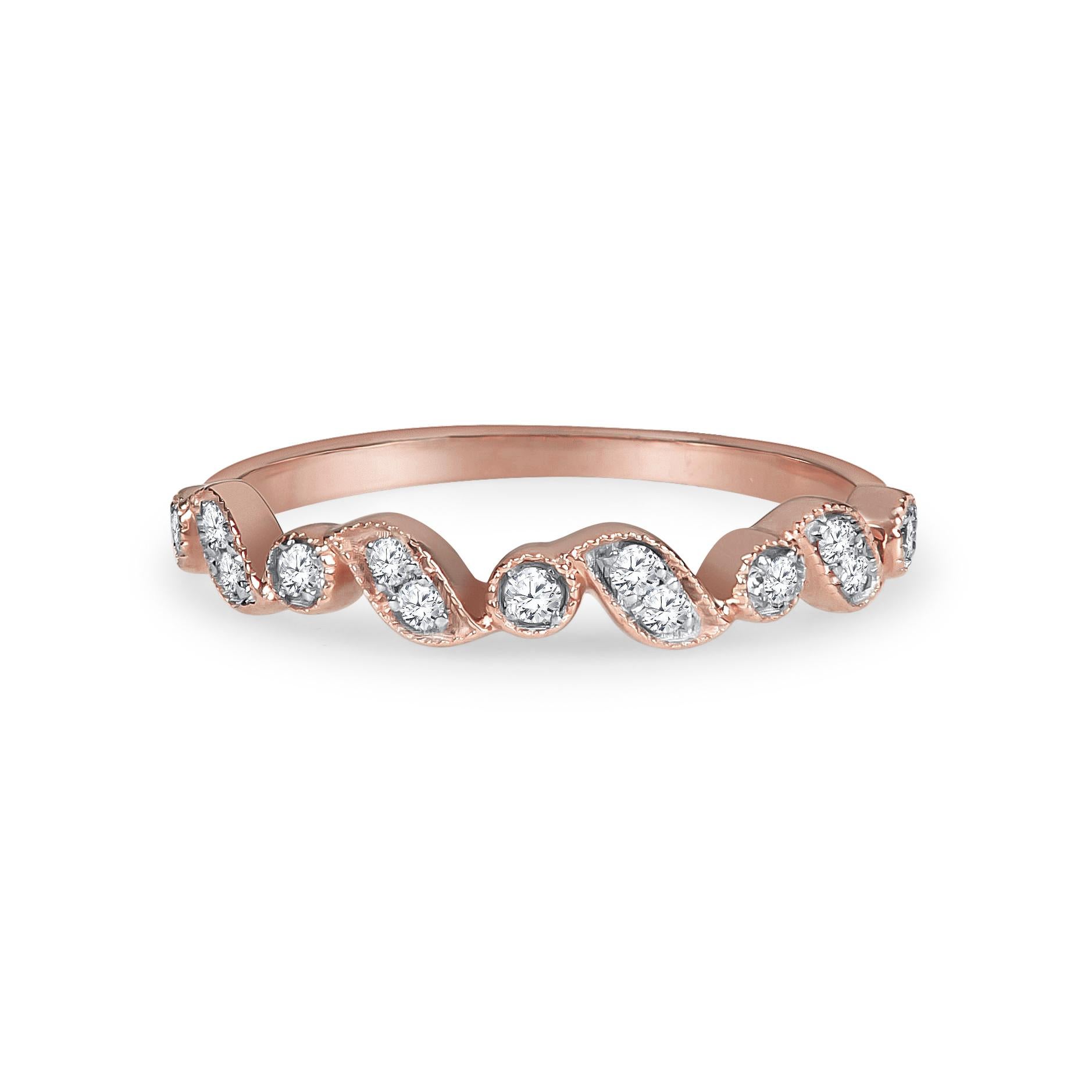•  Sparkling genuine diamonds create this spectacular diamond ring. Each diamond glimmers with delight from the striking and unique prong setting. You can even get multiple colors and stack them together to create a statement ring! 
•  ✦ GENUINE,