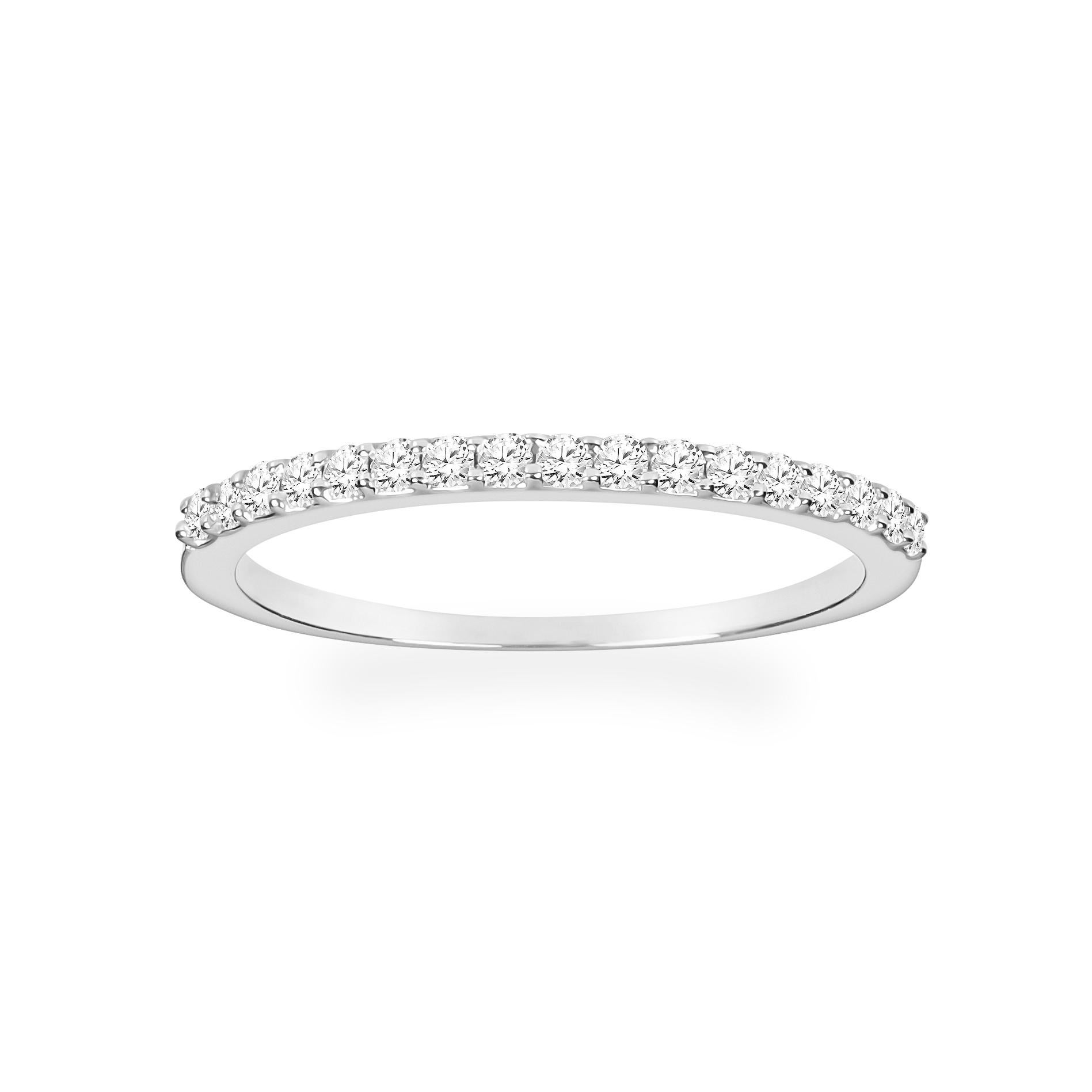 Arianna Jewels: Arianna Jewels, minimalistischer Stapelring mit Diamanten (Brillantschliff) im Angebot